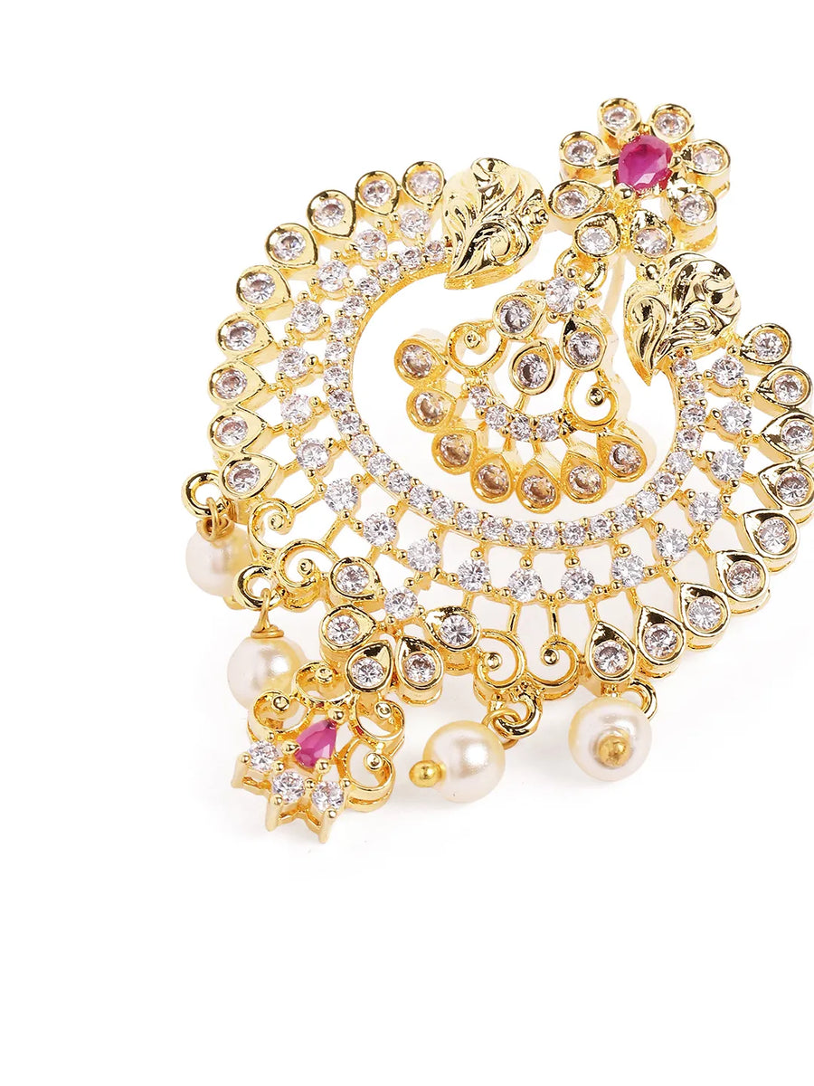 Royal Pearl Drop Traditional Earrings