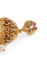 Heritage Temple Style Pearl Earrings