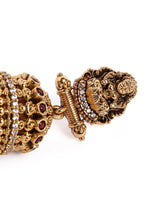 Lakshmi Motif Temple Pearl Jhumka