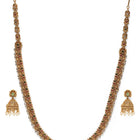 Traditional Faux Ruby Bead Necklace Set