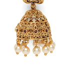 Traditional Faux Ruby Bead Necklace Set