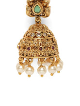 Traditional Faux Ruby Bead Necklace Set