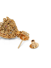 Traditional Faux Ruby Bead Necklace Set