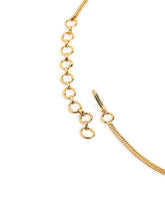 Temple Coin Necklace with Ruby Beads