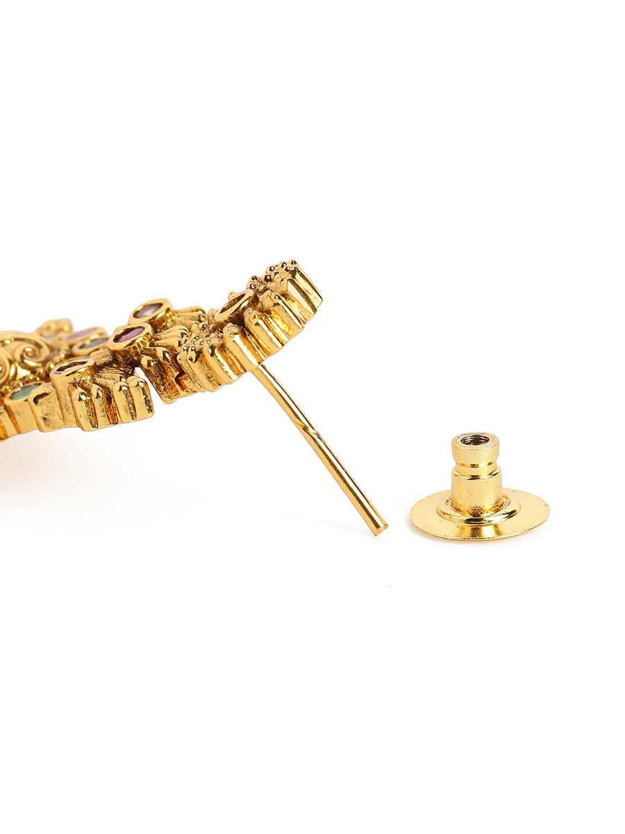 South Indian Pearl Drop Necklace Set