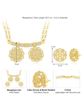 Opulent Gold CZ Mangalsutra Set