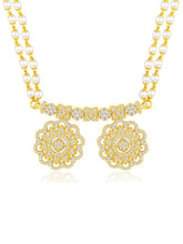 Opulent Gold CZ Mangalsutra Set