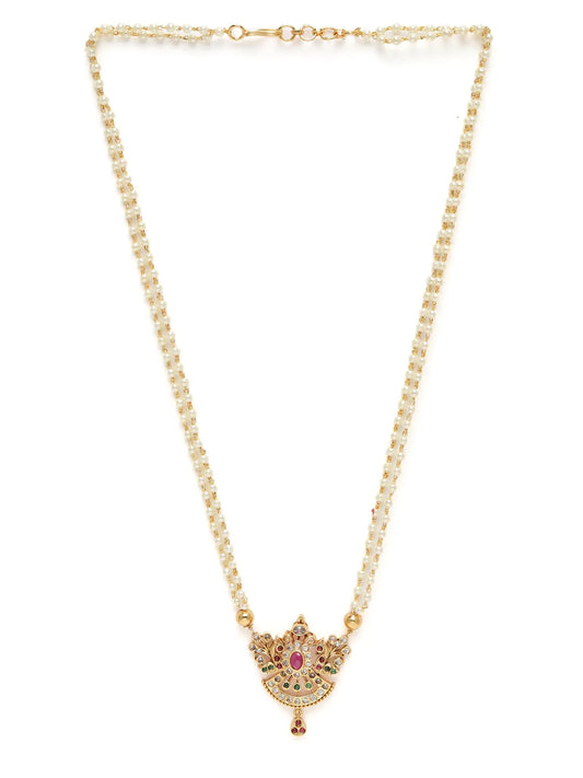 Ethnic Layer Drop Design Mangalsutra