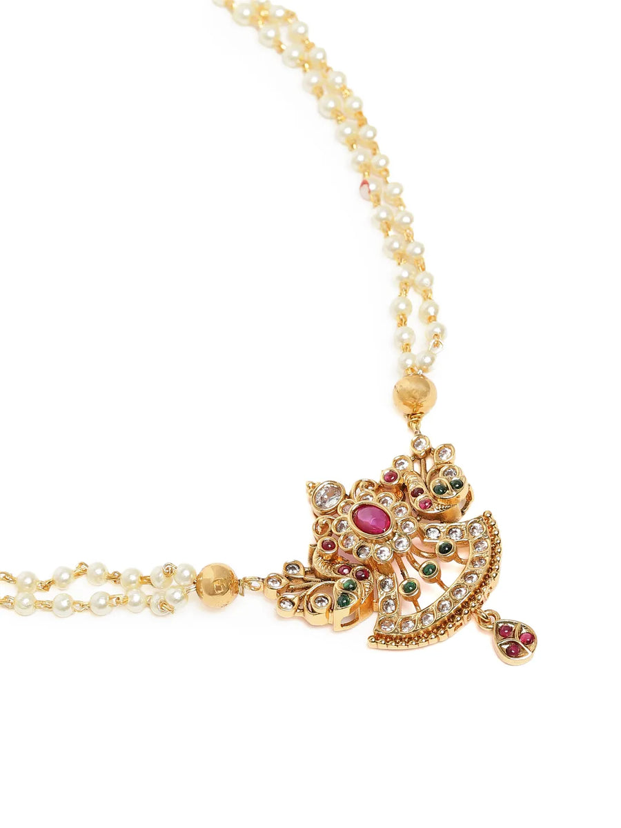Ethnic Layer Drop Design Mangalsutra