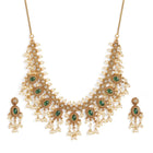 Traditional Pearl Beaded Necklace Set