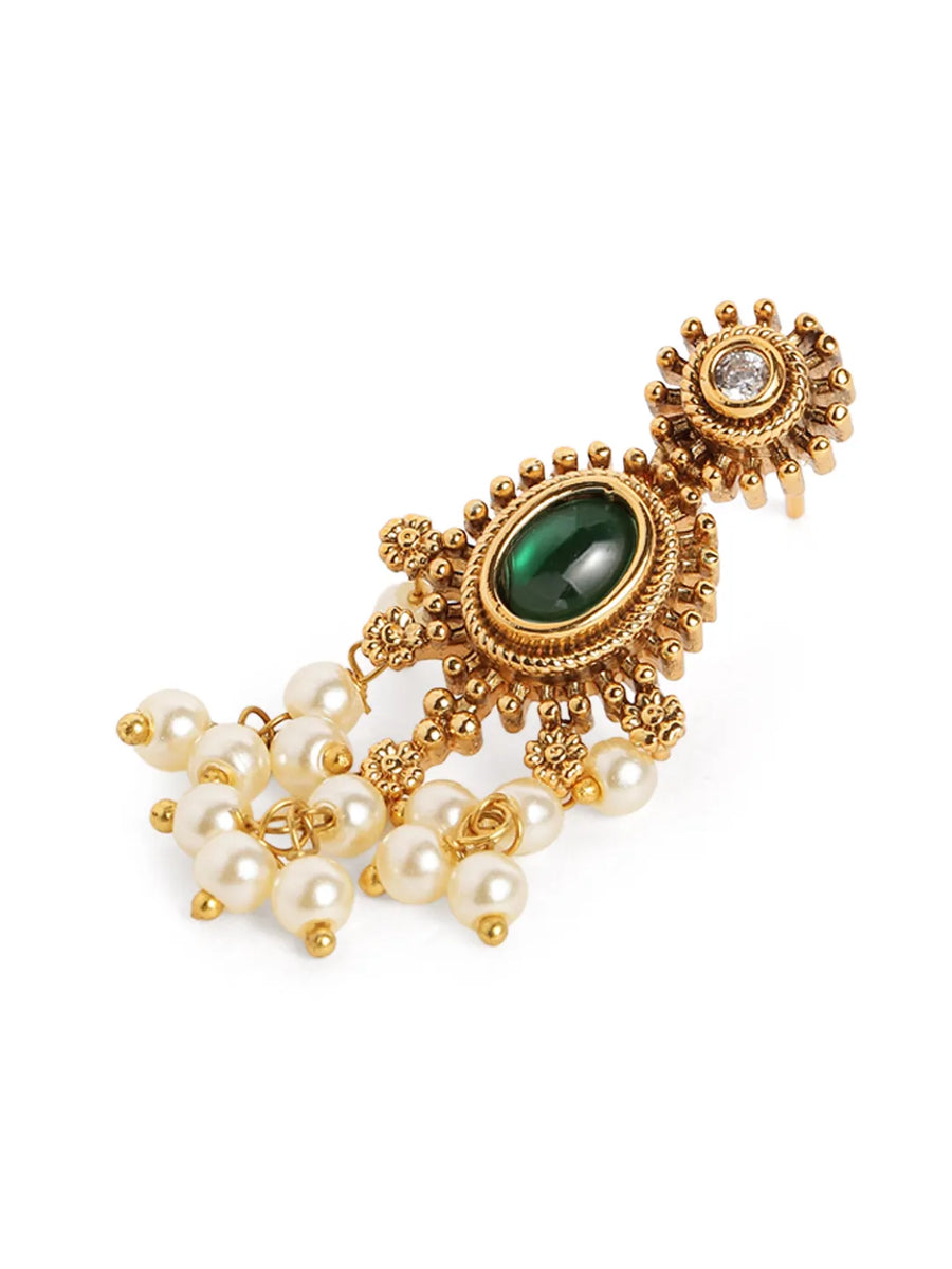 Traditional Pearl Beaded Necklace Set