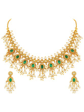 Traditional Pearl Beaded Necklace Set