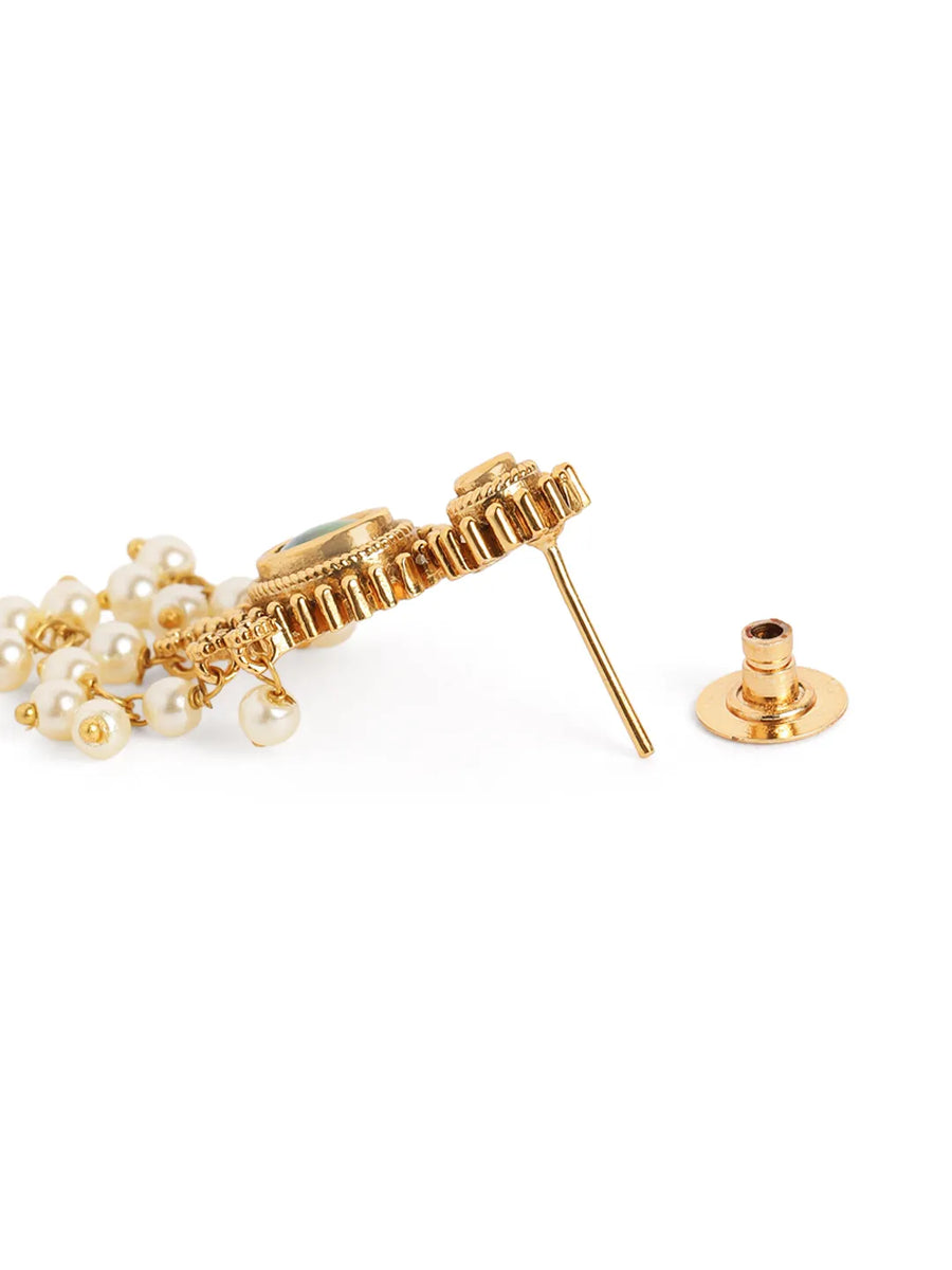 Traditional Pearl Beaded Necklace Set