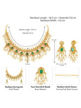 Traditional Pearl Beaded Necklace Set