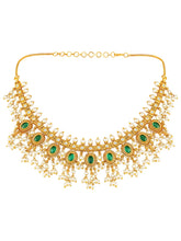 Traditional Pearl Beaded Necklace Set