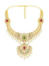 Colourful Charisma CZ Stone Necklace Set