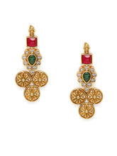 Royalty Faux Ruby Coin Necklace