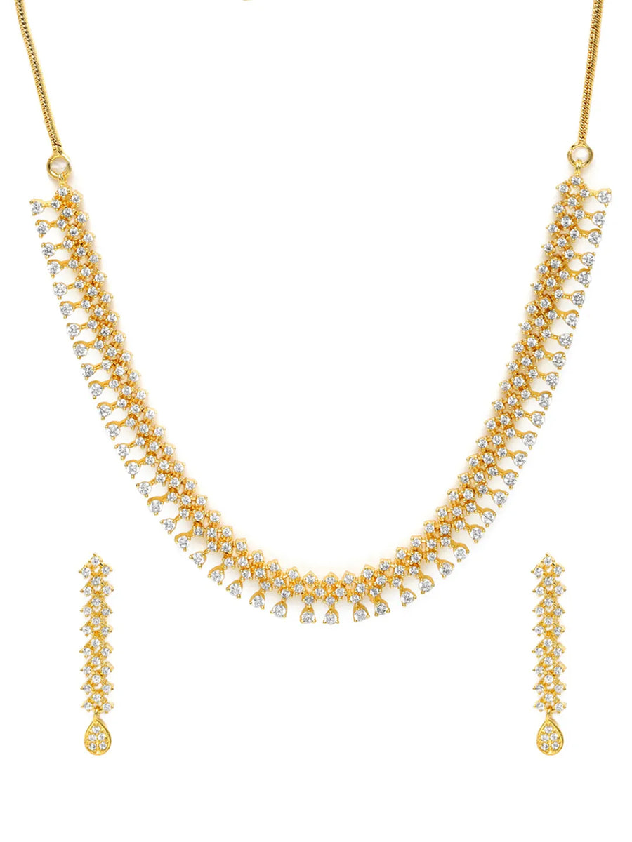 Shimmer Shine CZ Necklace Set