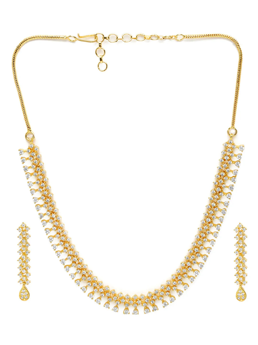Shimmer Shine CZ Necklace Set