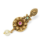 Temple Bloom Faux Kundan Necklace Set