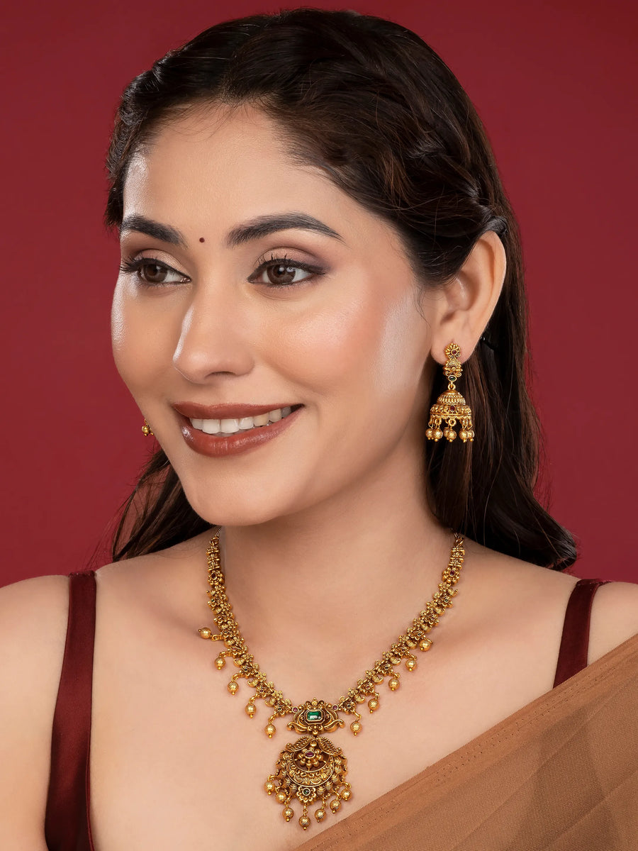 Ornate Traditions Temple Necklace Set