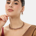 Royal Garland Faux Ruby Necklace