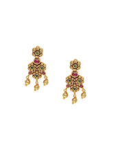 Royal Garland Faux Ruby Necklace