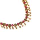 Royal Garland Faux Ruby Necklace