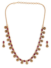 Heritage Coin Temple Necklace with Studs
