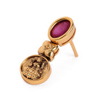 Heritage Coin Temple Necklace with Studs