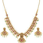 Temple Bloom Faux Ruby & Beads Charm