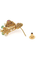 Temple Bloom Faux Ruby & Beads Charm