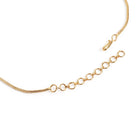 Floral Leaf Temple Necklace with Earring