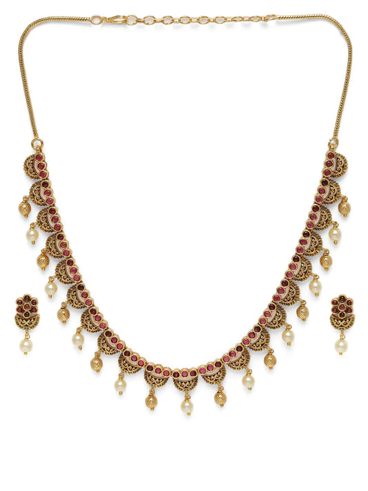 Classic Pearl Drop Necklace Set