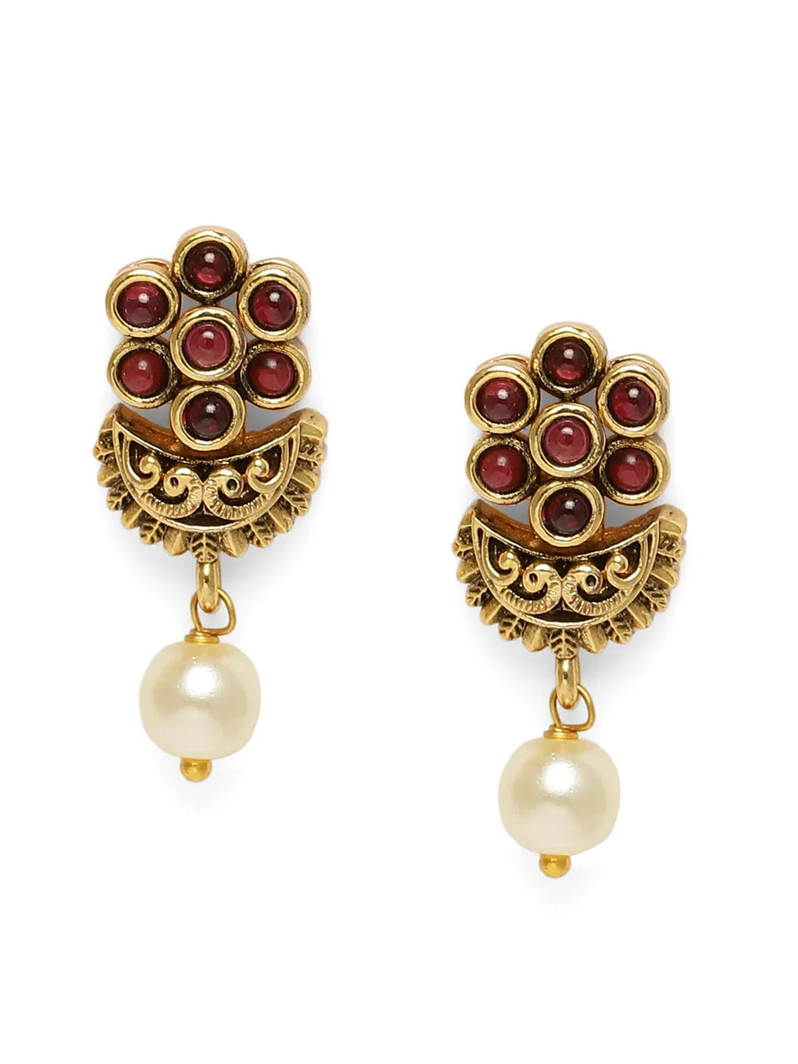 Classic Pearl Drop Necklace Set