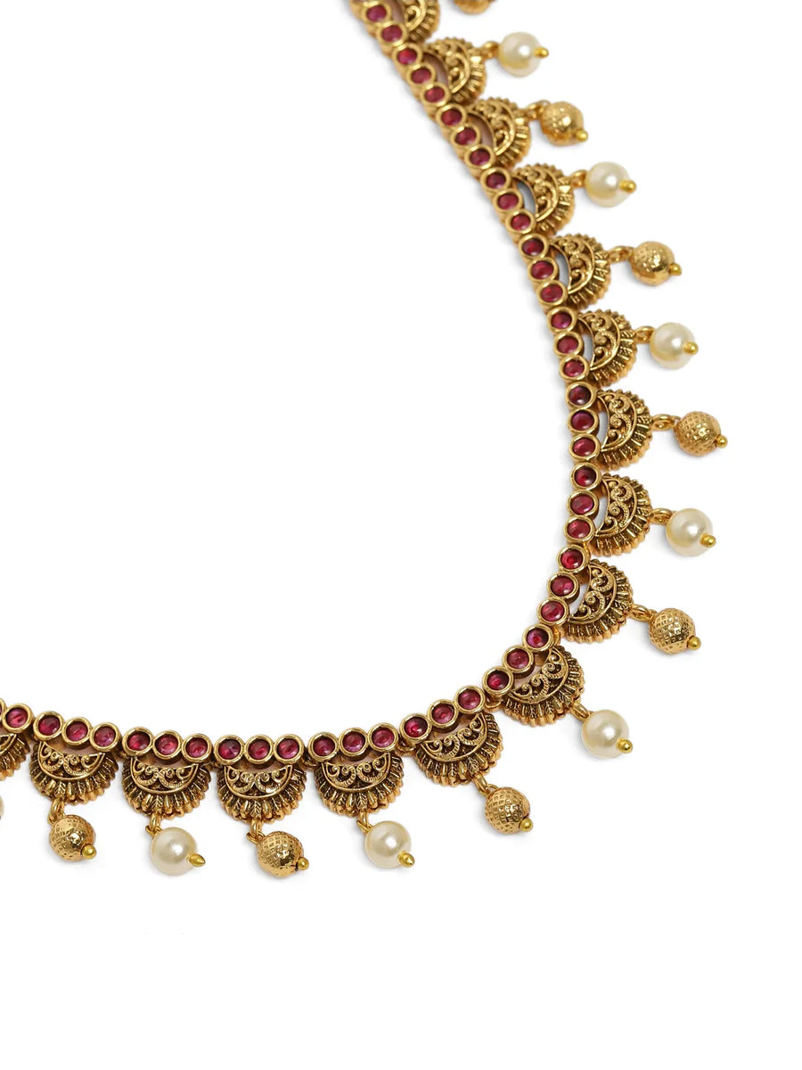 Classic Pearl Drop Necklace Set