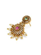 Heritage Ruby Accents Bridal Necklace Set