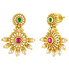 Heritage Ruby Accents Bridal Necklace Set
