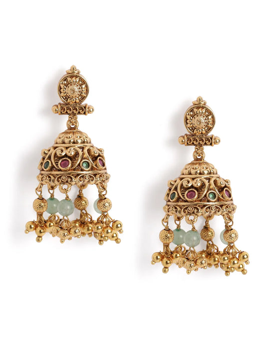 Goddess Lakshmi Temple Jewelry Set