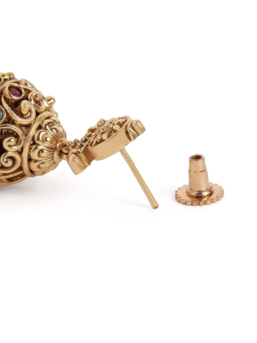 Goddess Lakshmi Temple Jewelry Set