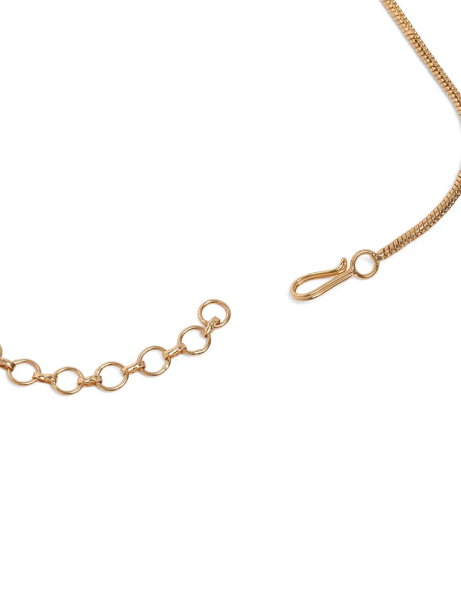 Temple Style Goddness Motif Necklace Set