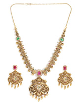 Heritage Temple Long Necklace Set