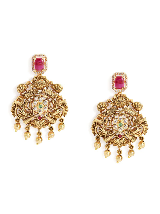 Heritage Temple Long Necklace Set