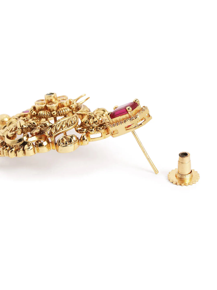 Heritage Temple Long Necklace Set