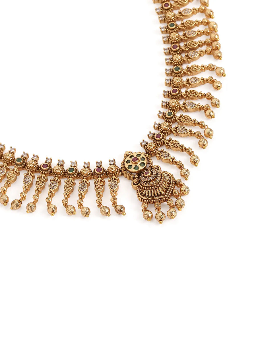 Bridal Choker Necklace Jhumka Earrings