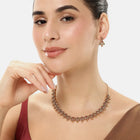 Bridal Glow Filigree Necklace Set