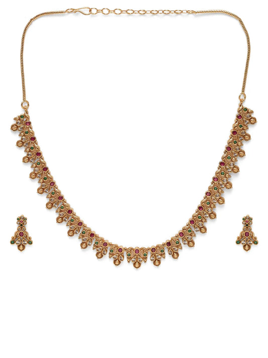 Bridal Glow Filigree Necklace Set