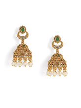 Emerald Glow Faux Kundan Necklace Set