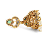 Emerald Glow Faux Kundan Necklace Set