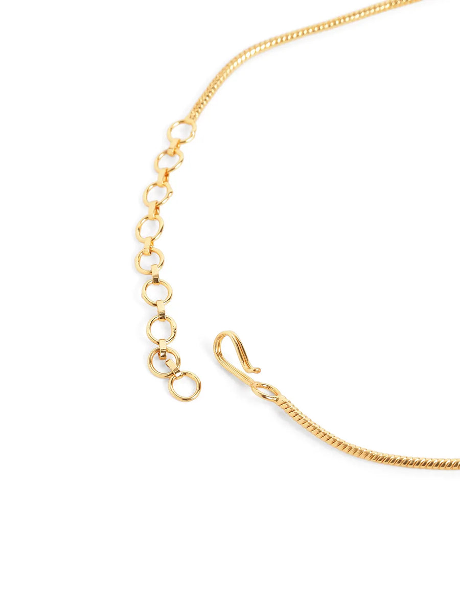 Emerald Glow Faux Kundan Necklace Set